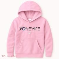 Yosemite National Park California Tonal Kids Hoodie thumb 0