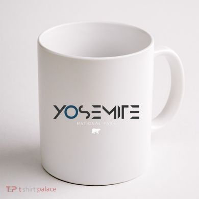 Yosemite National Park California Tonal Coffee Mug back