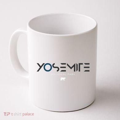 Yosemite National Park California Tonal Coffee Mug