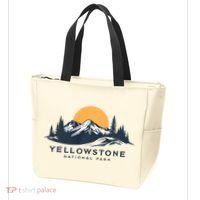 Yellowstone National Park Mountain Sunset Landscape Tote Bag thumb 3