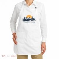 Yellowstone National Park Mountain Sunset Landscape Apron thumb 2