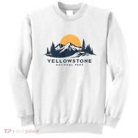 Yellowstone National Park Mountain Sunset Landscape Sweatshirt thumb 0