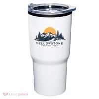 Yellowstone National Park Mountain Sunset Landscape Tumbler thumb 0