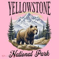 Yellowstone National Park Coaster thumb 2