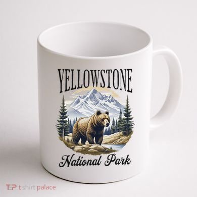 Yellowstone National Park Coffee Mug back
