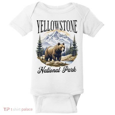 Yellowstone National Park Baby Bodysuit