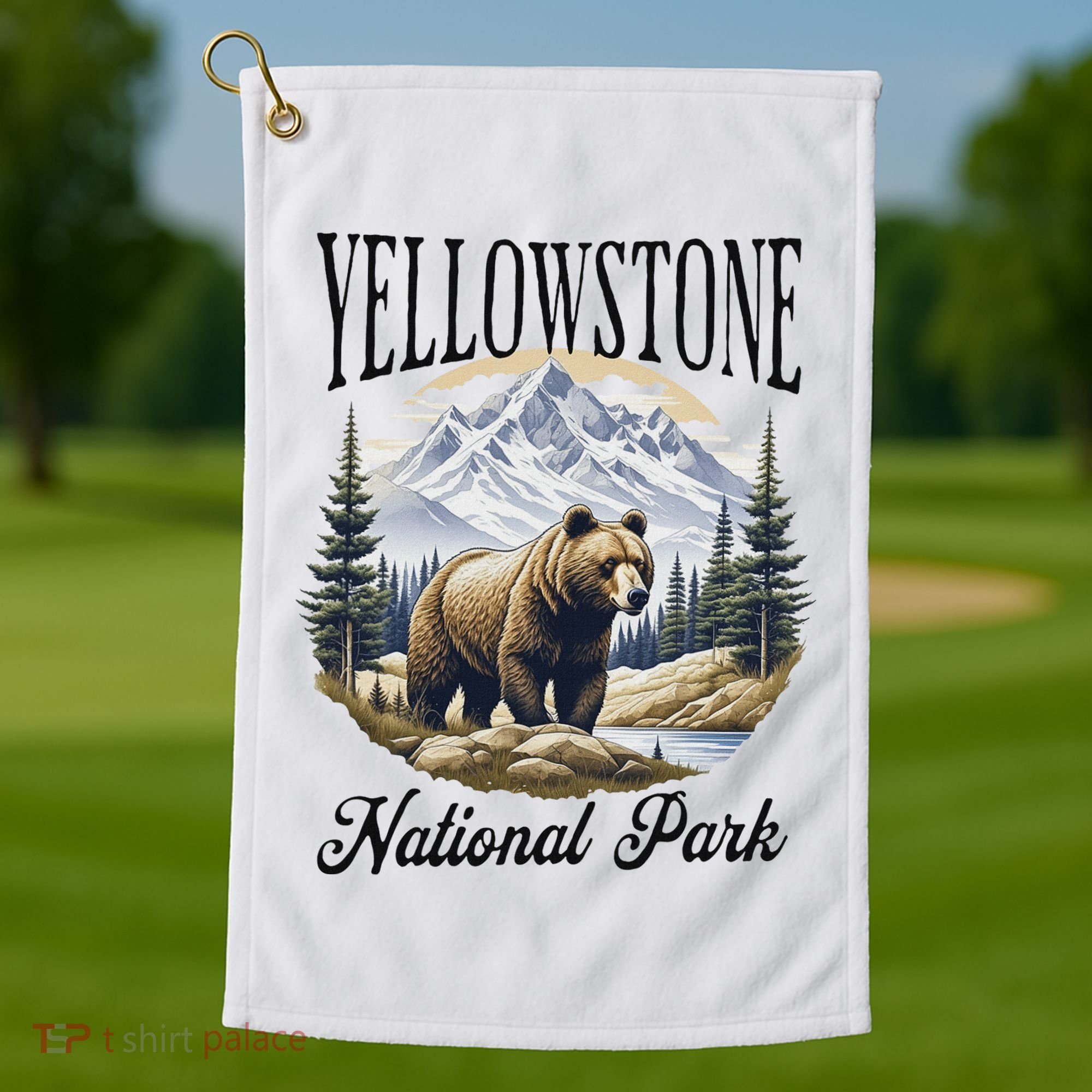 Yellowstone National Park Golf Towel