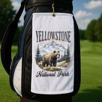 Yellowstone National Park Golf Towel thumb 2