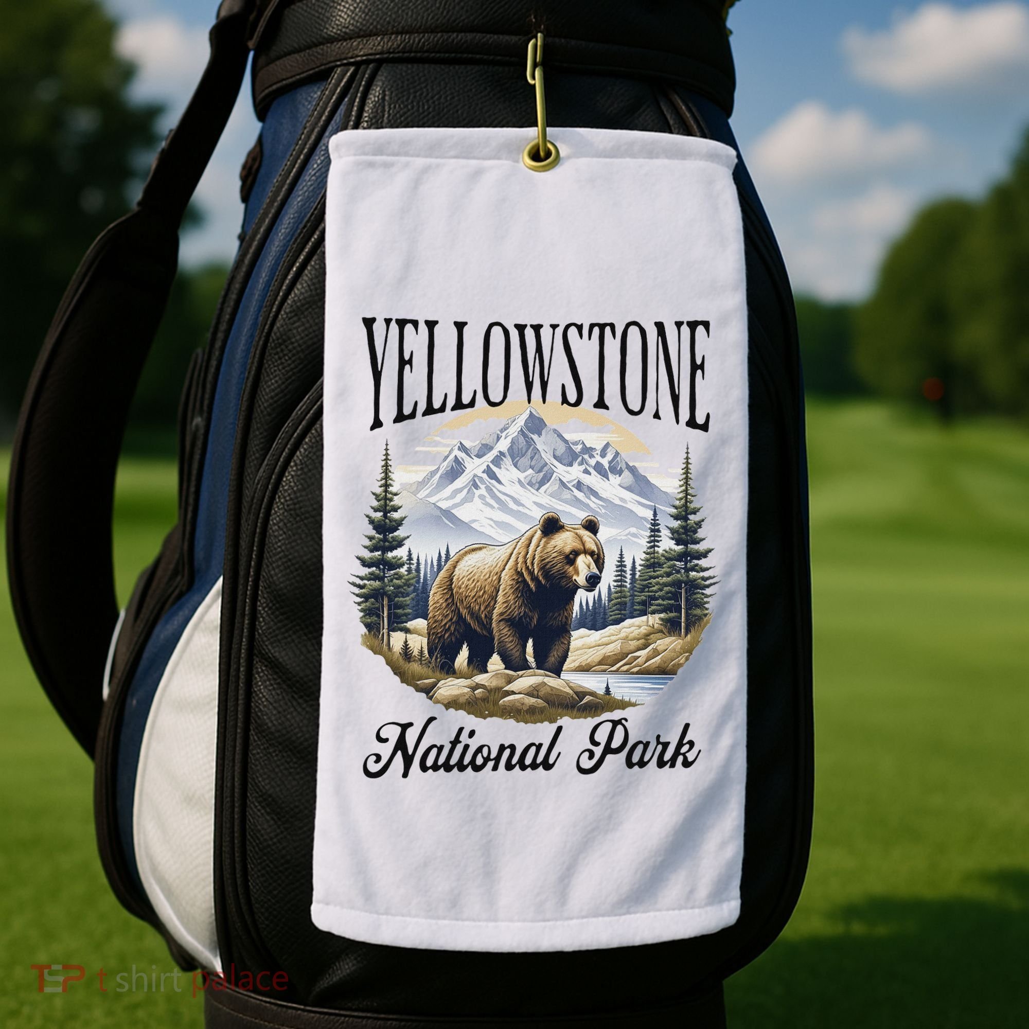 Yellowstone National Park Golf Towel