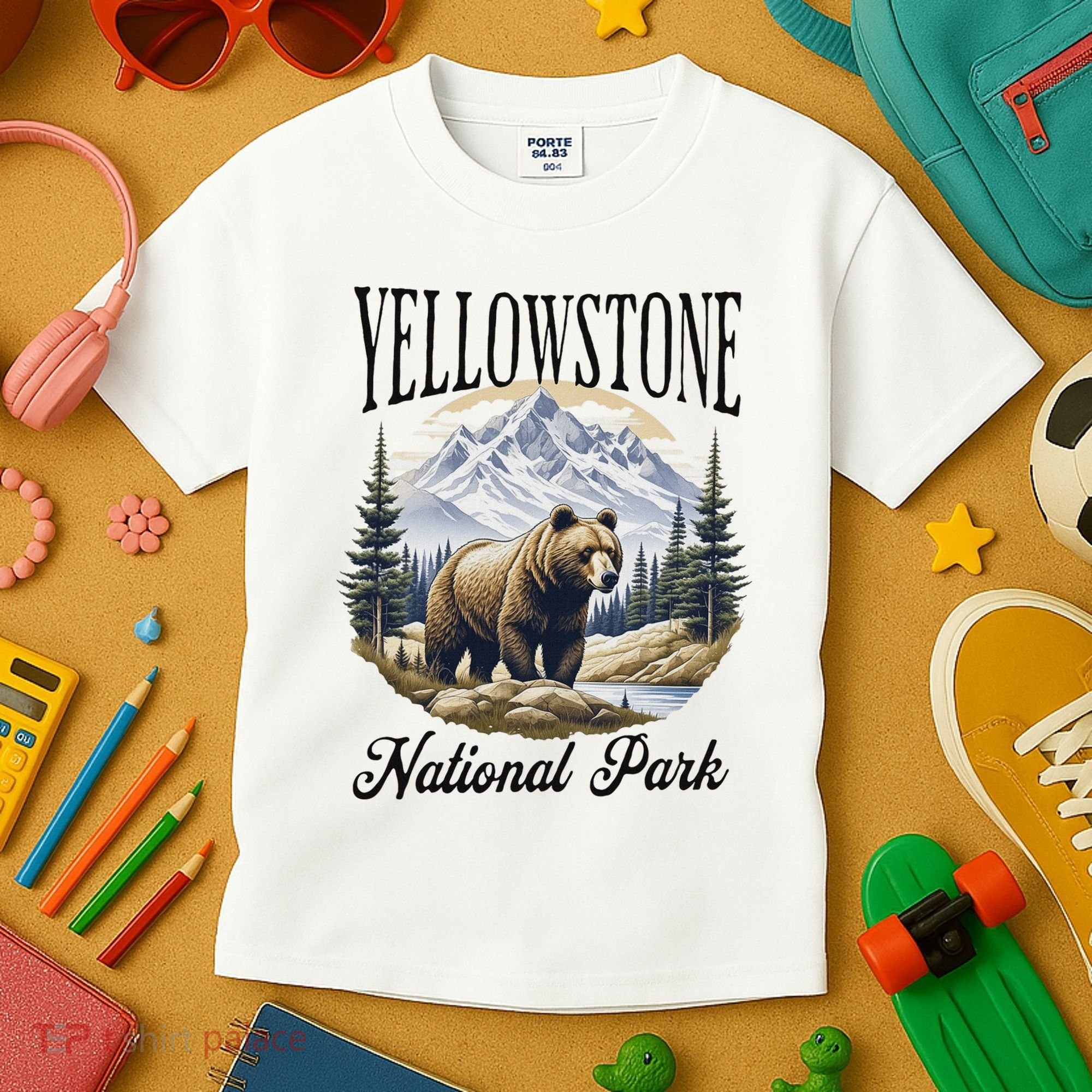 Yellowstone National Park Kids T-Shirt