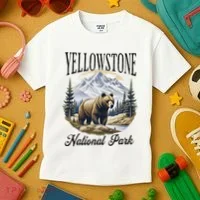 Yellowstone National Park Kids T-Shirt thumb 3