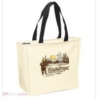 Yellowstone National Park Bear & Fiddle Old Faithful Tote Bag thumb 2