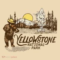 Yellowstone National Park Bear & Fiddle Old Faithful Tote Bag thumb 4