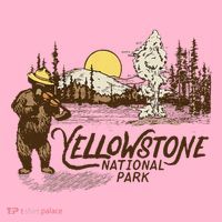 Yellowstone National Park Bear & Fiddle Old Faithful Coaster thumb 2