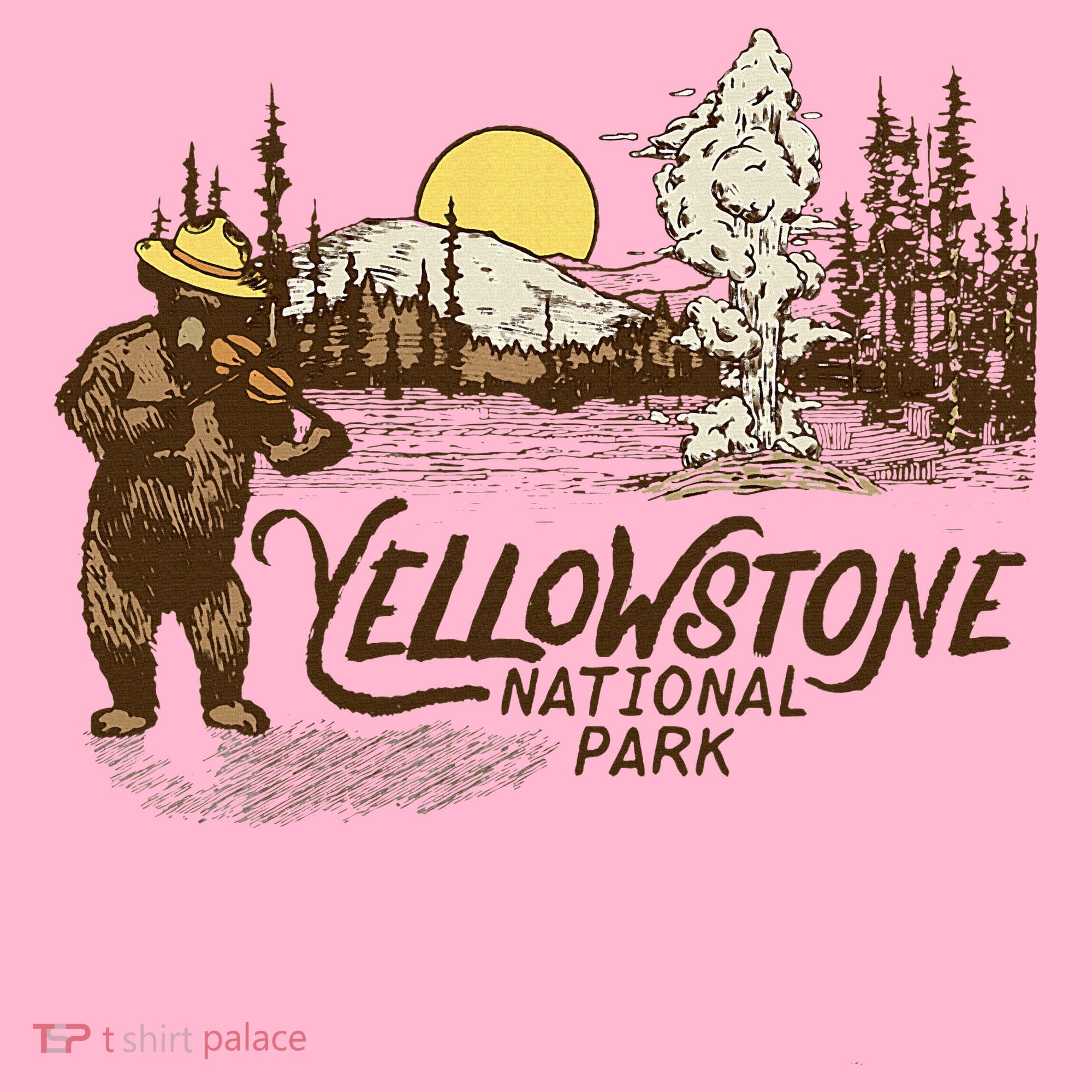 Yellowstone National Park Bear & Fiddle Old Faithful Coaster