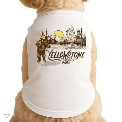 Yellowstone National Park Bear & Fiddle Old Faithful Doggie Tank
