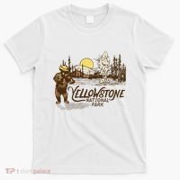 Yellowstone National Park Bear & Fiddle Old Faithful T-Shirt thumb 0