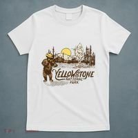 Yellowstone National Park Bear & Fiddle Old Faithful T-Shirt thumb 5
