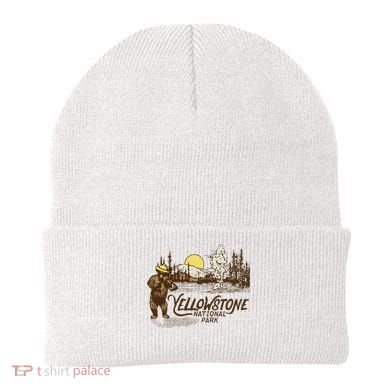 Yellowstone National Park Bear & Fiddle Old Faithful Beanie
