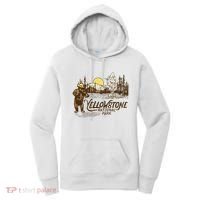 Yellowstone National Park Bear & Fiddle Old Faithful Women's Hoodie thumb 0