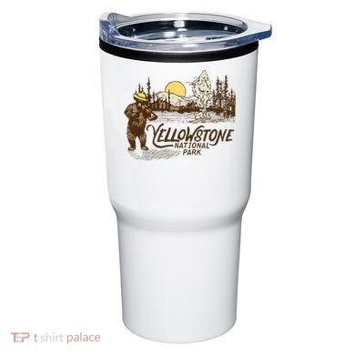Yellowstone National Park Bear & Fiddle Old Faithful Tumbler