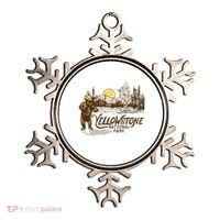 Yellowstone National Park Bear & Fiddle Old Faithful Ornament thumb 0
