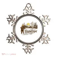 Yellowstone National Park Bear & Fiddle Old Faithful Ornament thumb 0