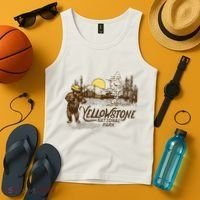 Yellowstone National Park Bear & Fiddle Old Faithful Tank Top thumb 4