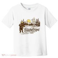 Yellowstone National Park Bear & Fiddle Old Faithful Toddler T-Shirt thumb 0