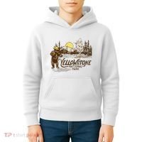 Yellowstone National Park Bear & Fiddle Old Faithful Kids Hoodie thumb 4