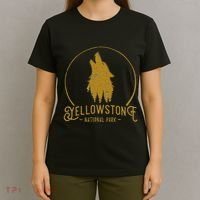 Yellowstone National Park Howling Wolf T-Shirt thumb 4