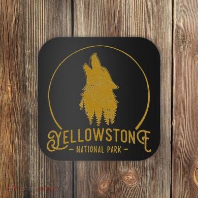 Yellowstone National Park Howling Wolf Coaster