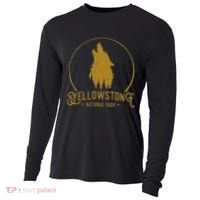 Yellowstone National Park Howling Wolf Cooling Performance Long Sleeve Crew thumb 0