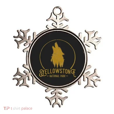 Yellowstone National Park Howling Wolf Ornament