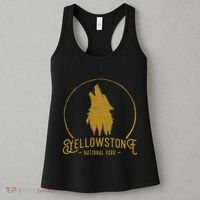 Yellowstone National Park Howling Wolf Women's Tank Top thumb 3