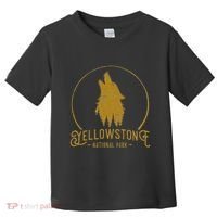Yellowstone National Park Howling Wolf Toddler T-Shirt thumb 0