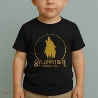 Yellowstone National Park Howling Wolf Toddler T-Shirt thumb 2