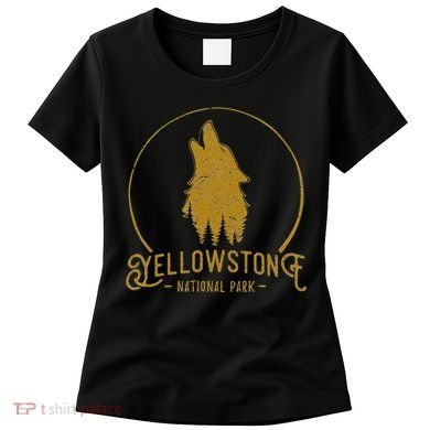 Yellowstone National Park Howling Wolf Women's T-Shirt