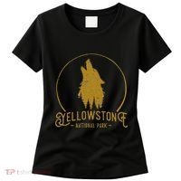 Yellowstone National Park Howling Wolf Women's T-Shirt thumb 0