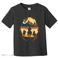 Yellowstone National Park Cowboys On Horses Toddler T-Shirt thumb 0
