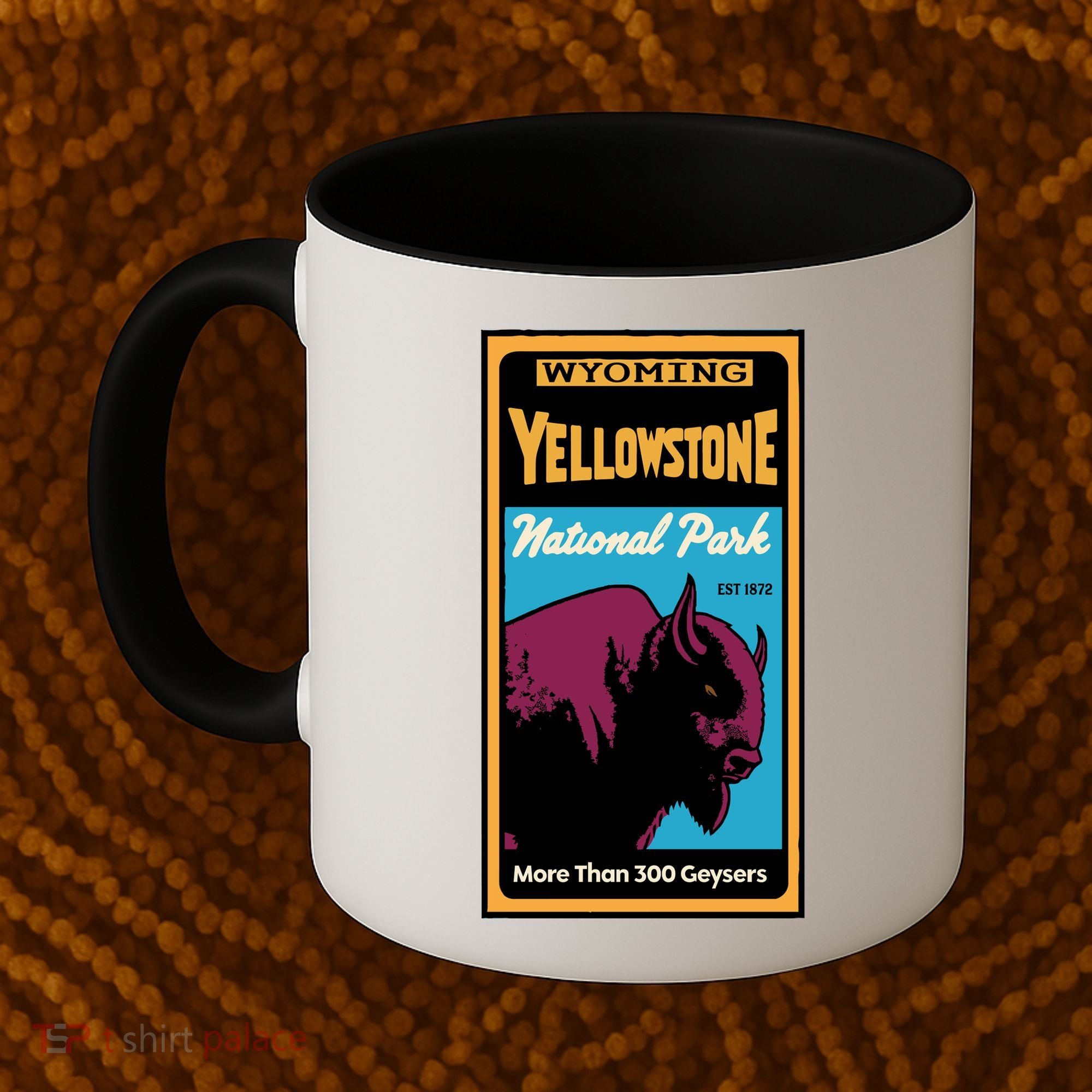Yellowstone National Park Bison Coffee Mug