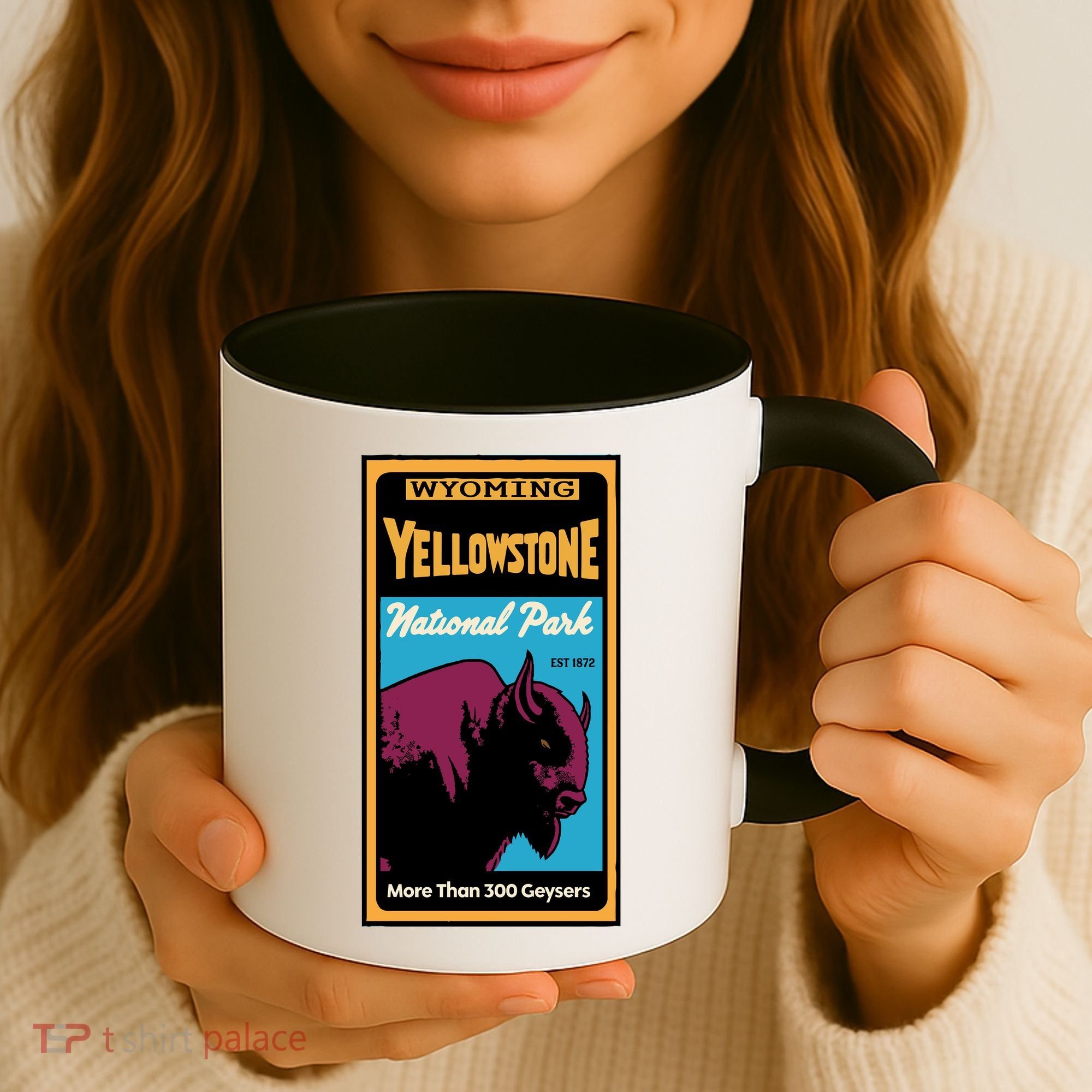 Yellowstone National Park Bison Coffee Mug
