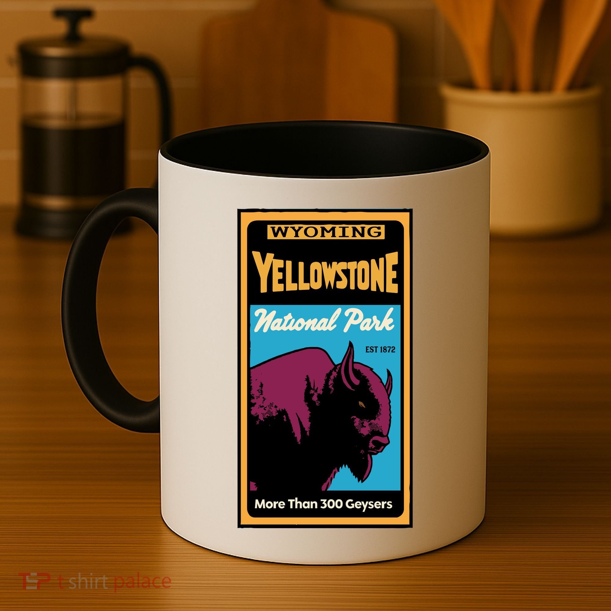 Yellowstone National Park Bison Coffee Mug
