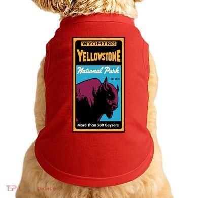 Yellowstone National Park Bison Doggie Tank