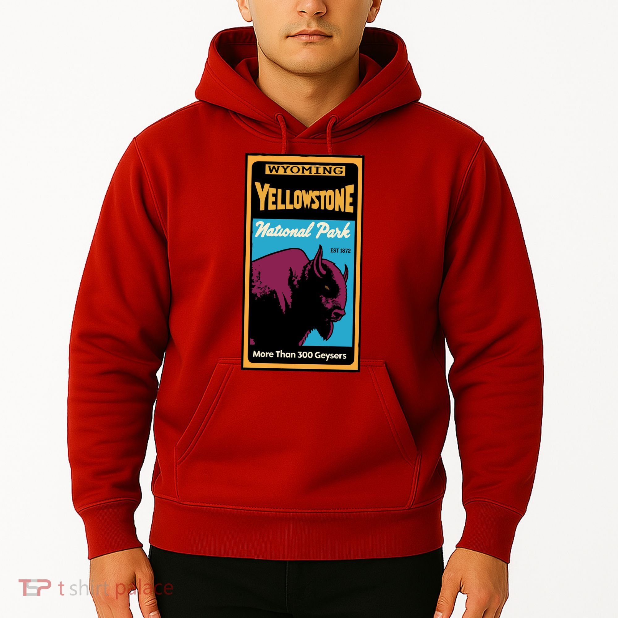 Yellowstone National Park Bison Hoodie