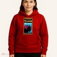 Yellowstone National Park Bison Hoodie thumb 5