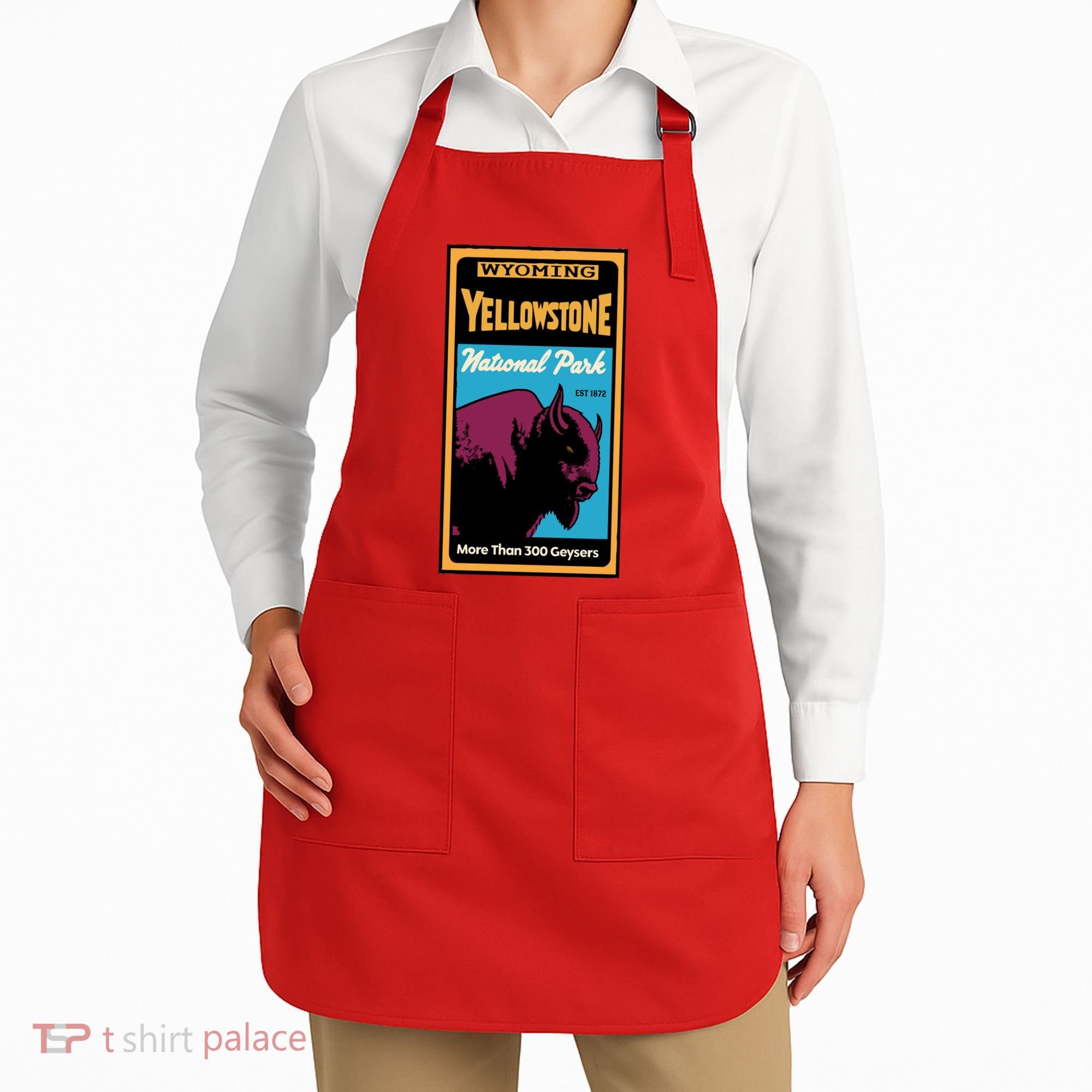 Yellowstone National Park Bison Apron