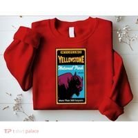 Yellowstone National Park Bison Sweatshirt thumb 2