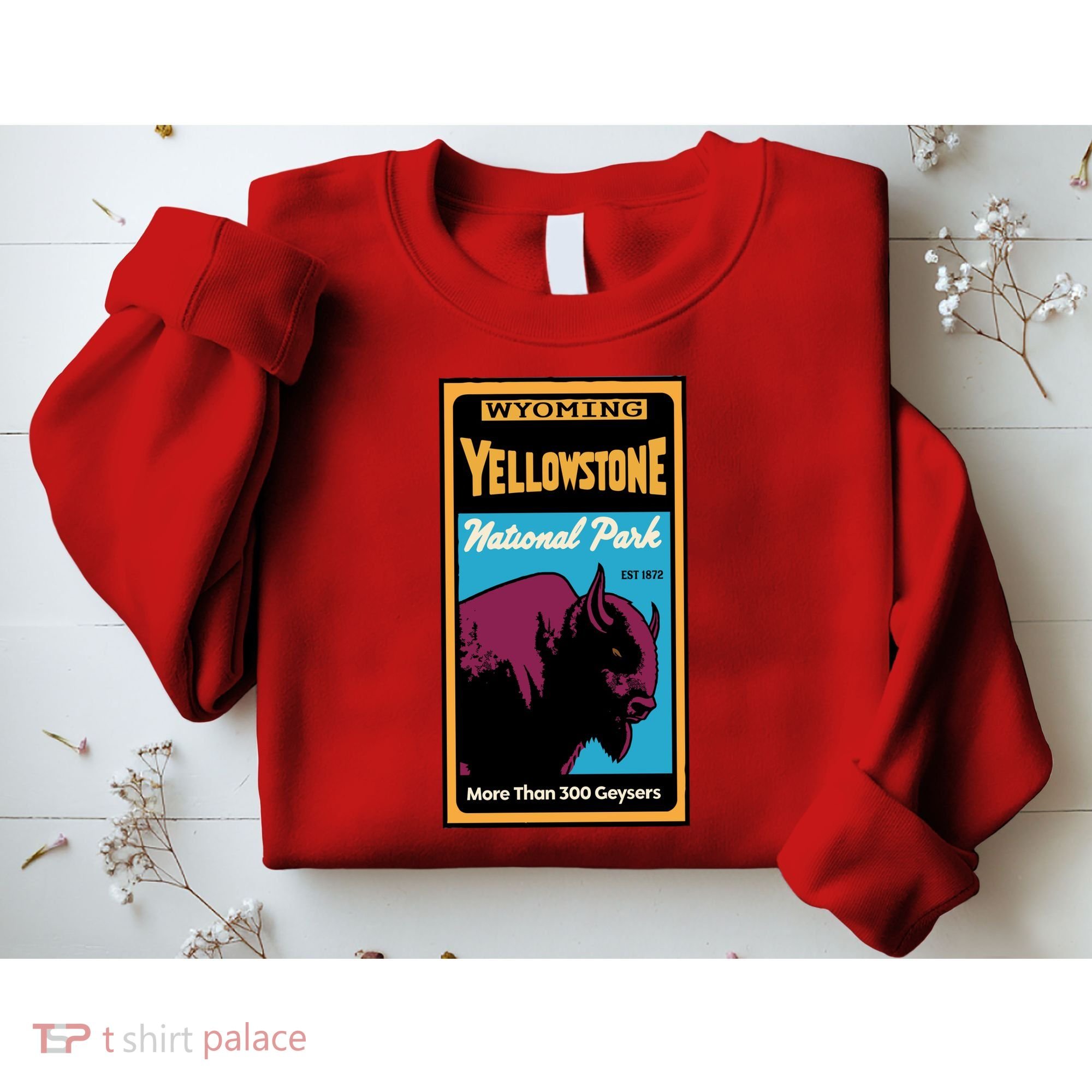 Yellowstone National Park Bison Sweatshirt