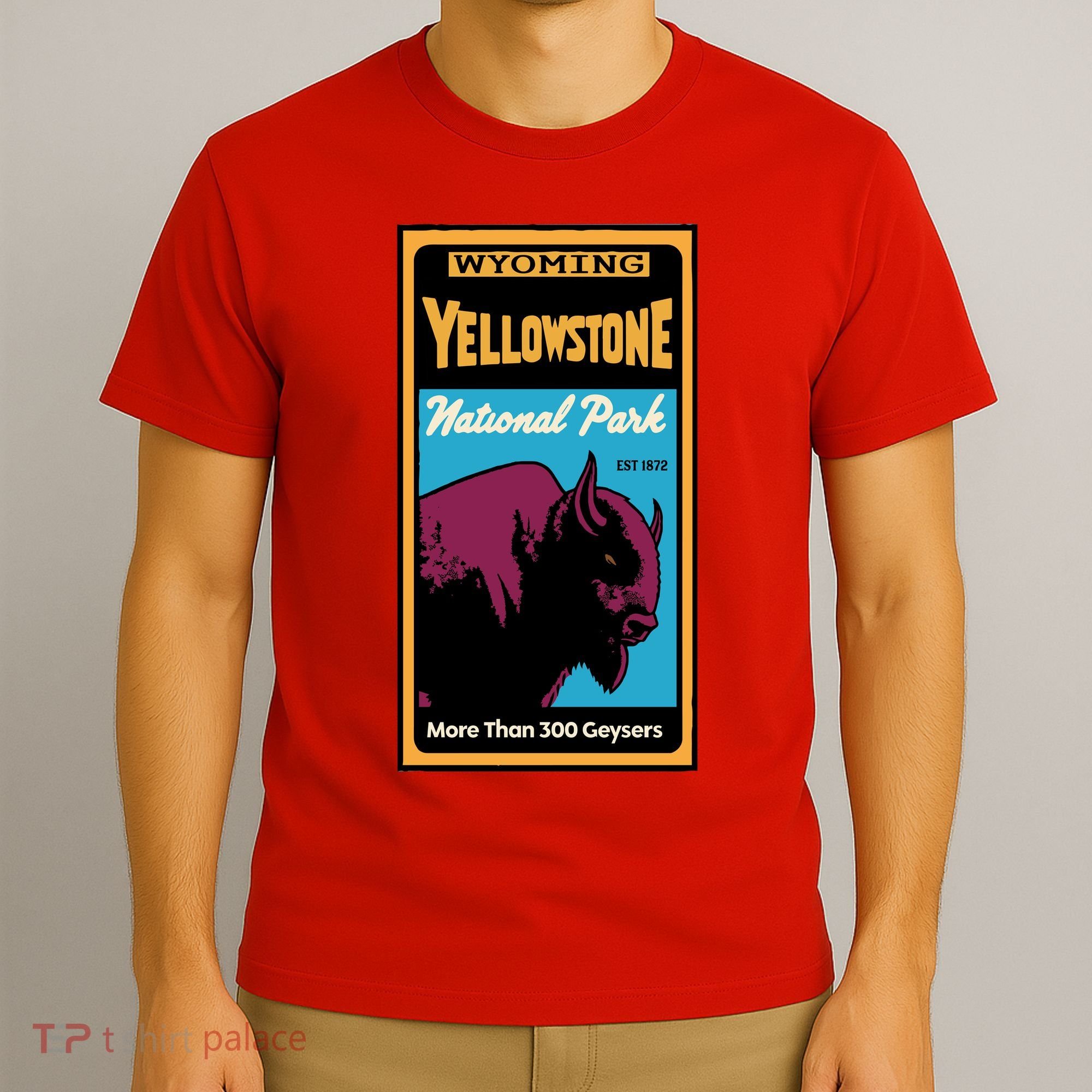 Yellowstone National Park Bison T-Shirt
